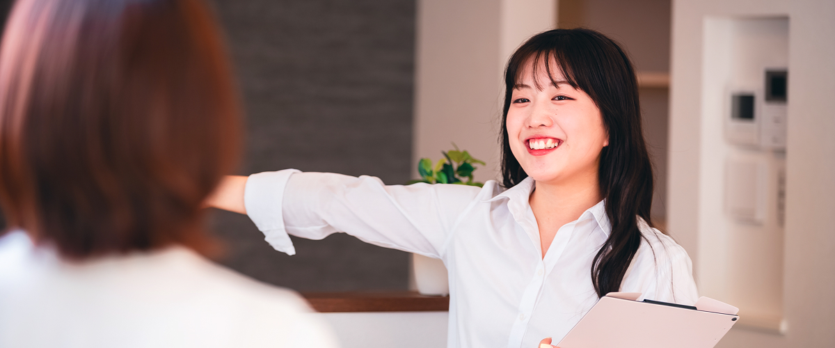 お客様に寄り添うスタッフ